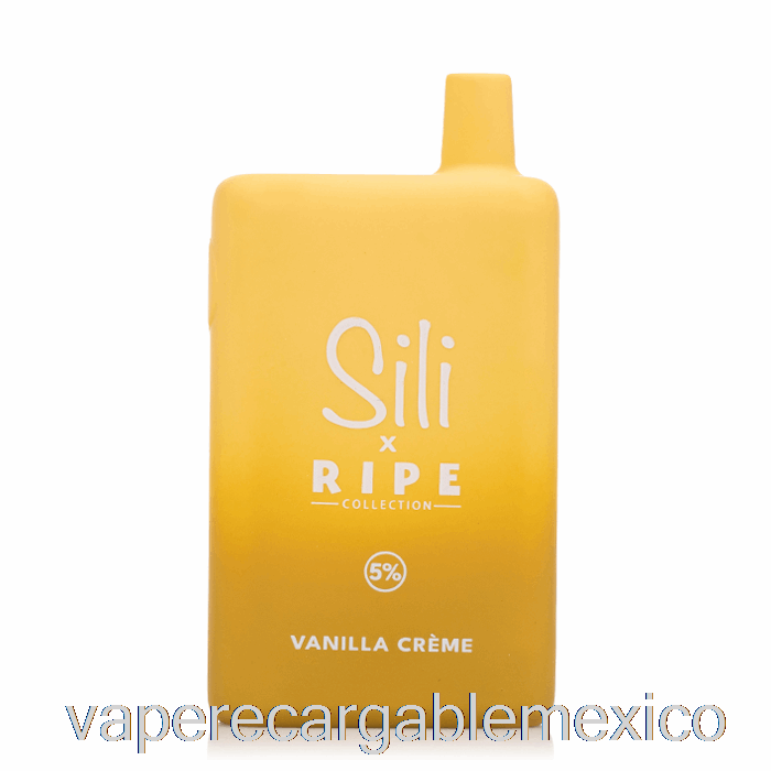 Vape Recargable Sili Maduro 6000 Desechable Vainilla Crema